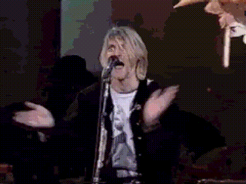 Kurt clapping